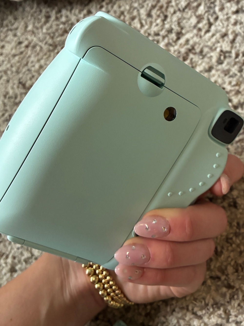 Fujifilm Instax Mini 9 Camera Mint Green BUNDLE w/ Case & Accessories - Tested - Picture 2 of 5